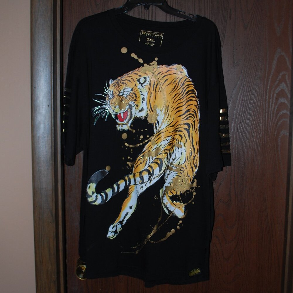 3/$30 - Coolest! Switch 3 Tiger T-shirt - 3XL